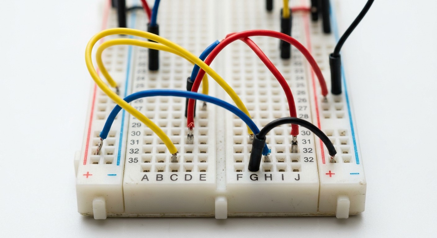Интерфейс Arduino IDE 2 с редактором скетча на экране ноутбука