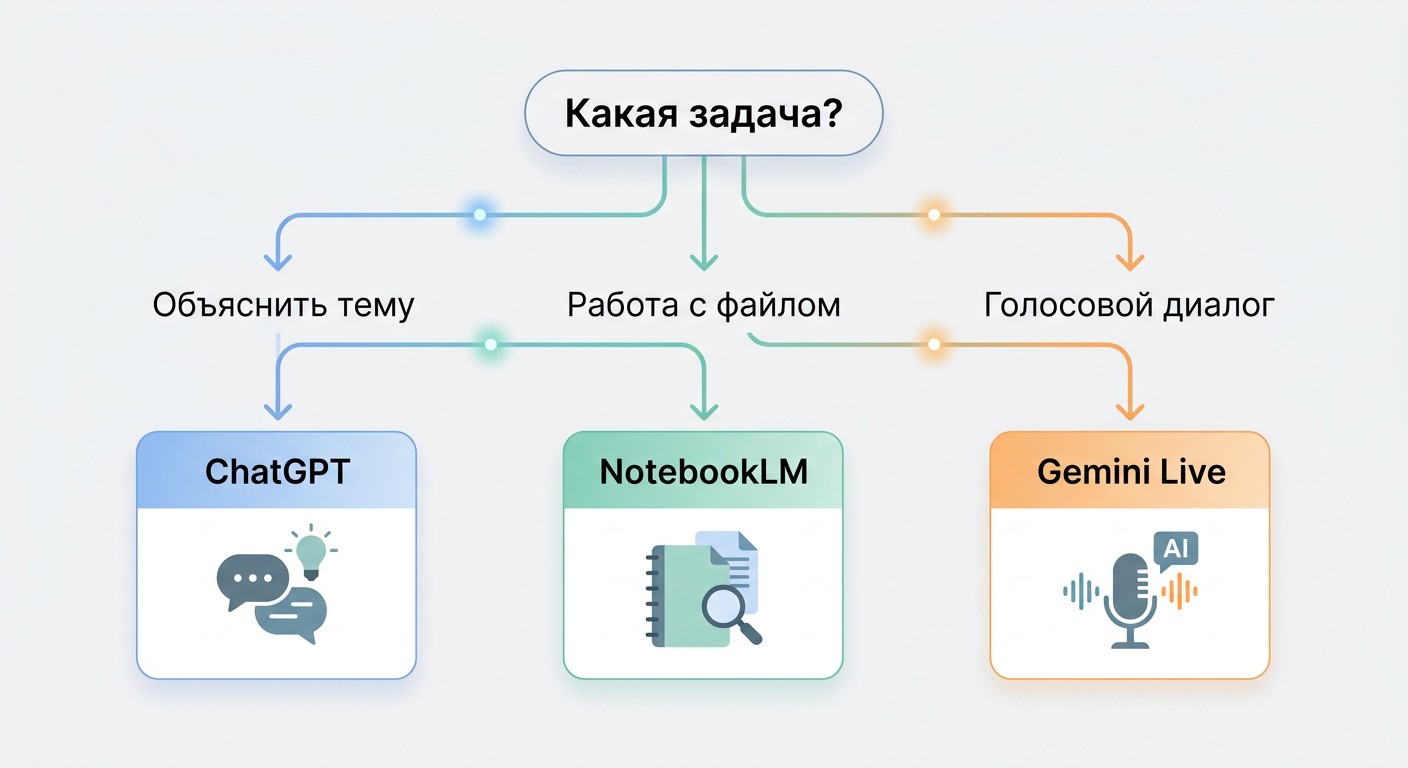 Дерево решений — какую нейросеть выбрать для учёбы по типу задачи