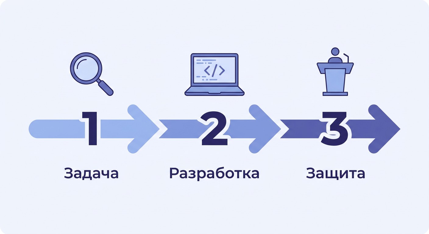 Три этапа хакатона для школьников: задача, разработка и защита проекта