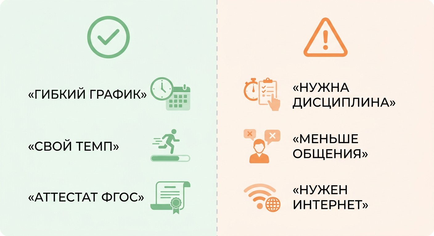 Инфографика плюсы и ограничения дистанционного онлайн-обучения для детей