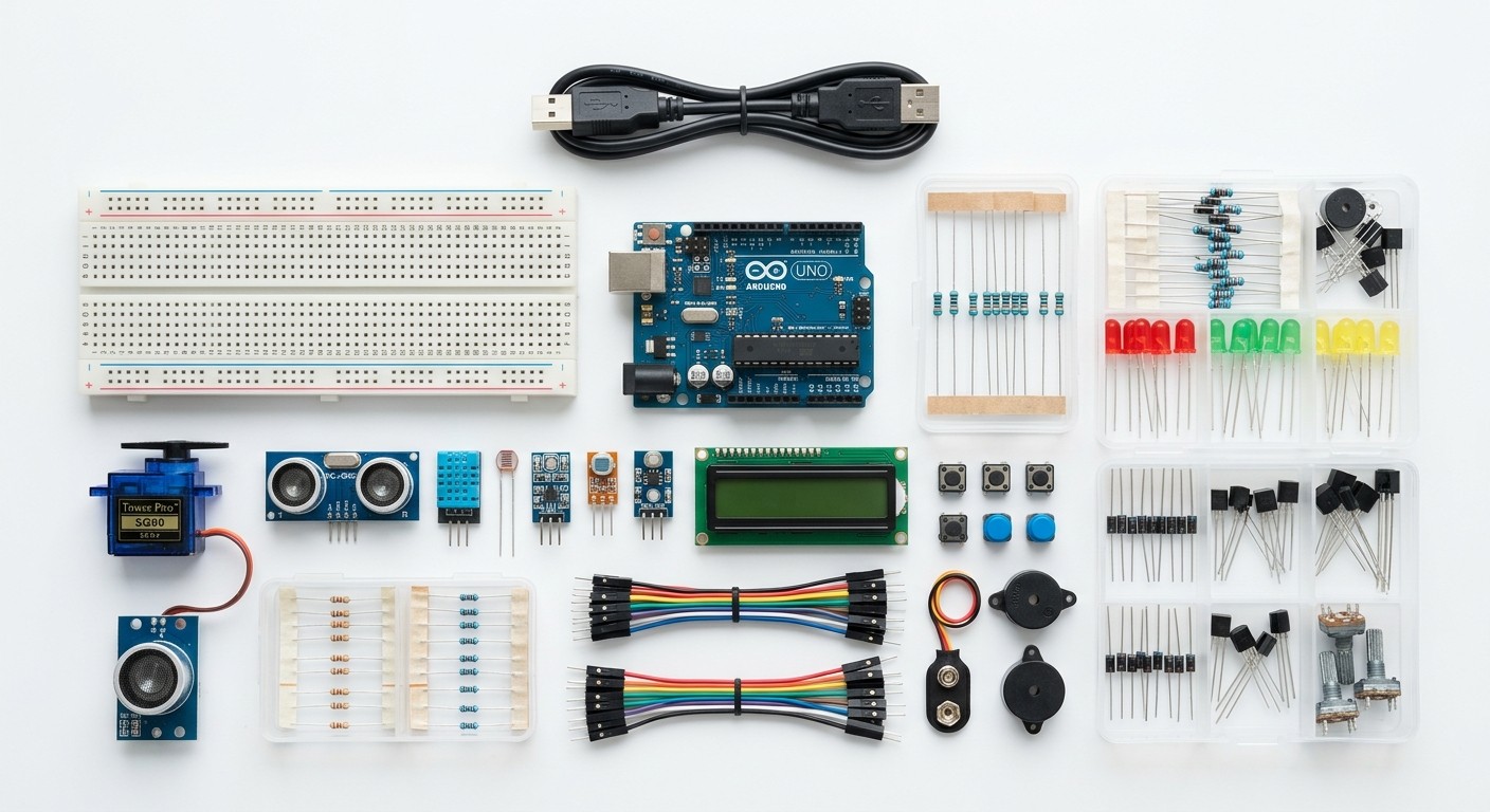 Структура скетча Arduino: функция setup один раз, loop бесконечно