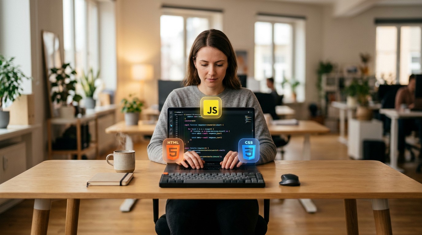 Роль JavaScript в веб-триаде HTML, CSS и JS