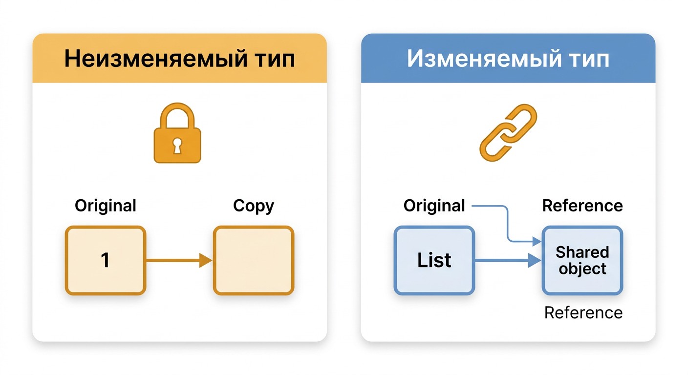 Передача аргументов в Python — изменяемые и неизменяемые типы данных