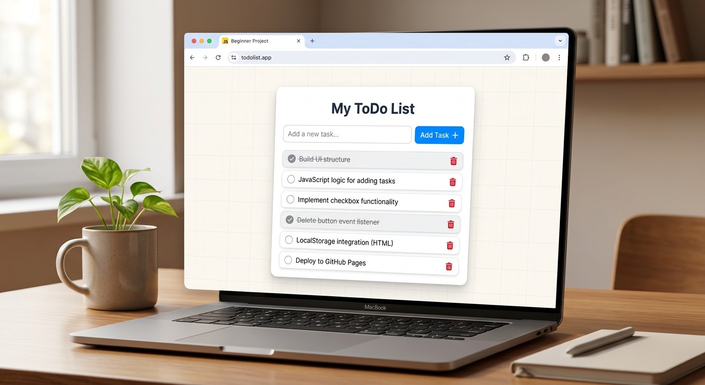Готовый ToDo List — учебный проект на JavaScript в браузере